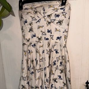 Pinup style dog dress